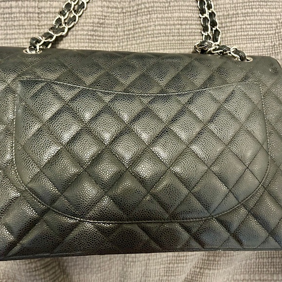 ❌SOLD❌5200$ Chanel jumbo caviar classic maxi double flap - Picture 4 of 6